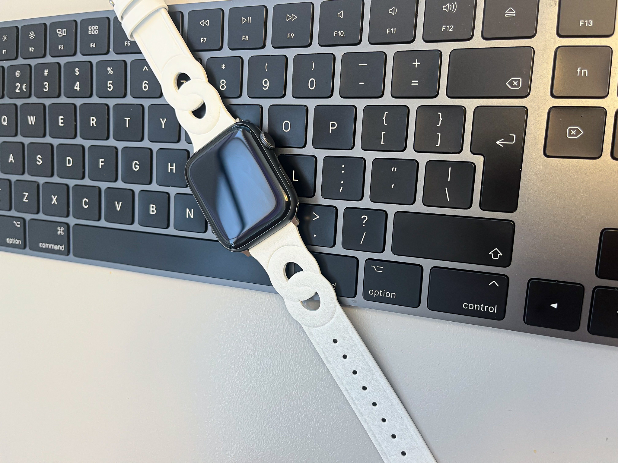 Apple Watch Leather Hermes Strap - White