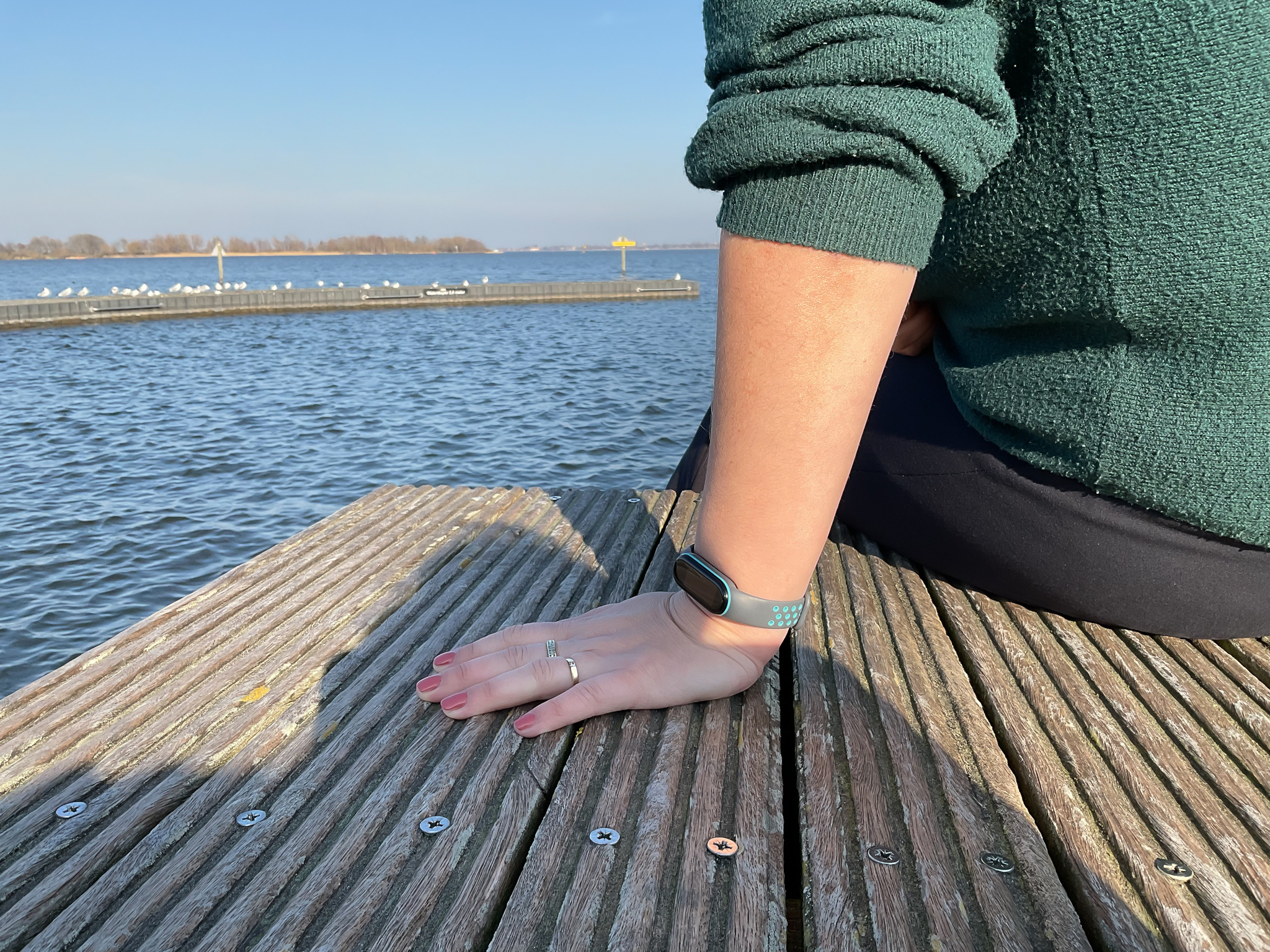 Xiaomi Mi 5/6 Double Sport Strap - Grey Teal