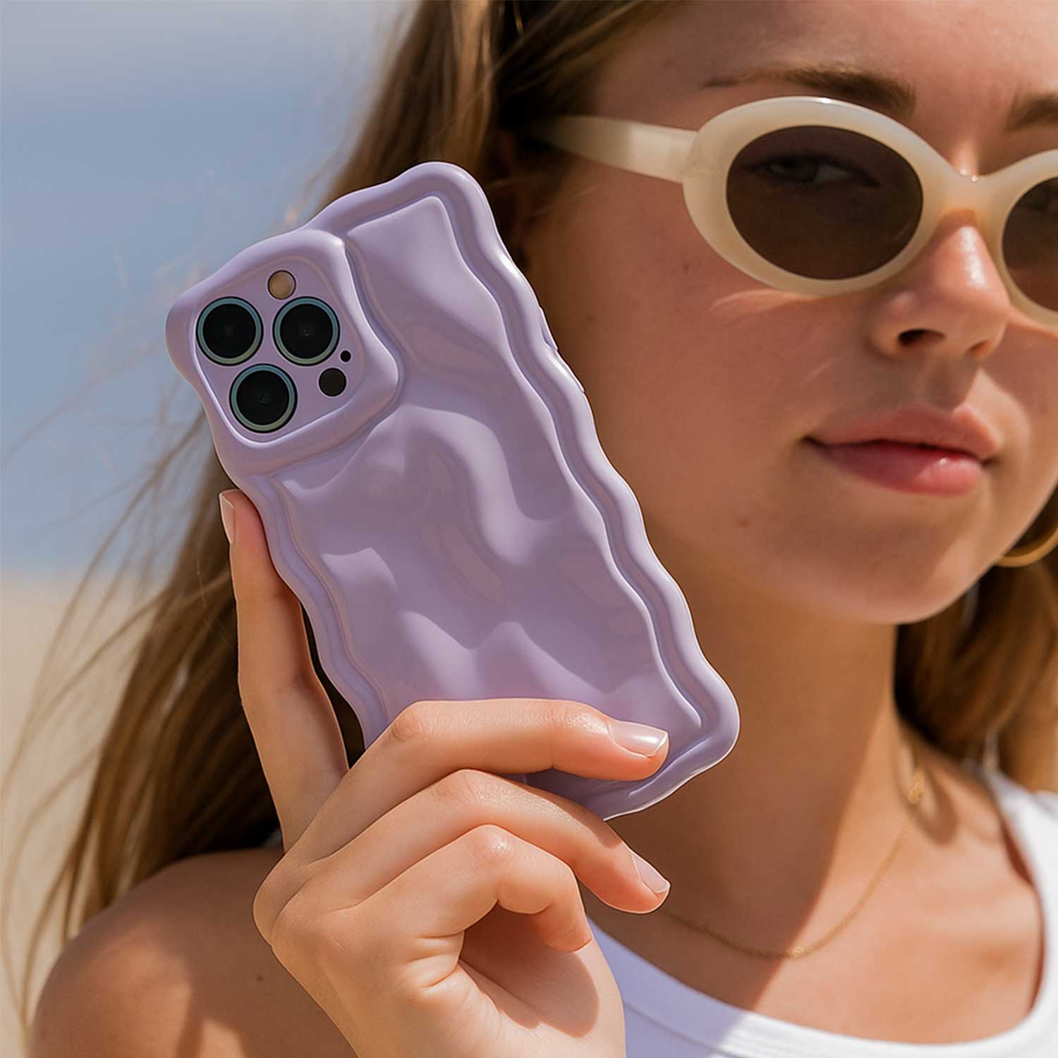 iPhone 16 Pro Max case Sparkle - purple