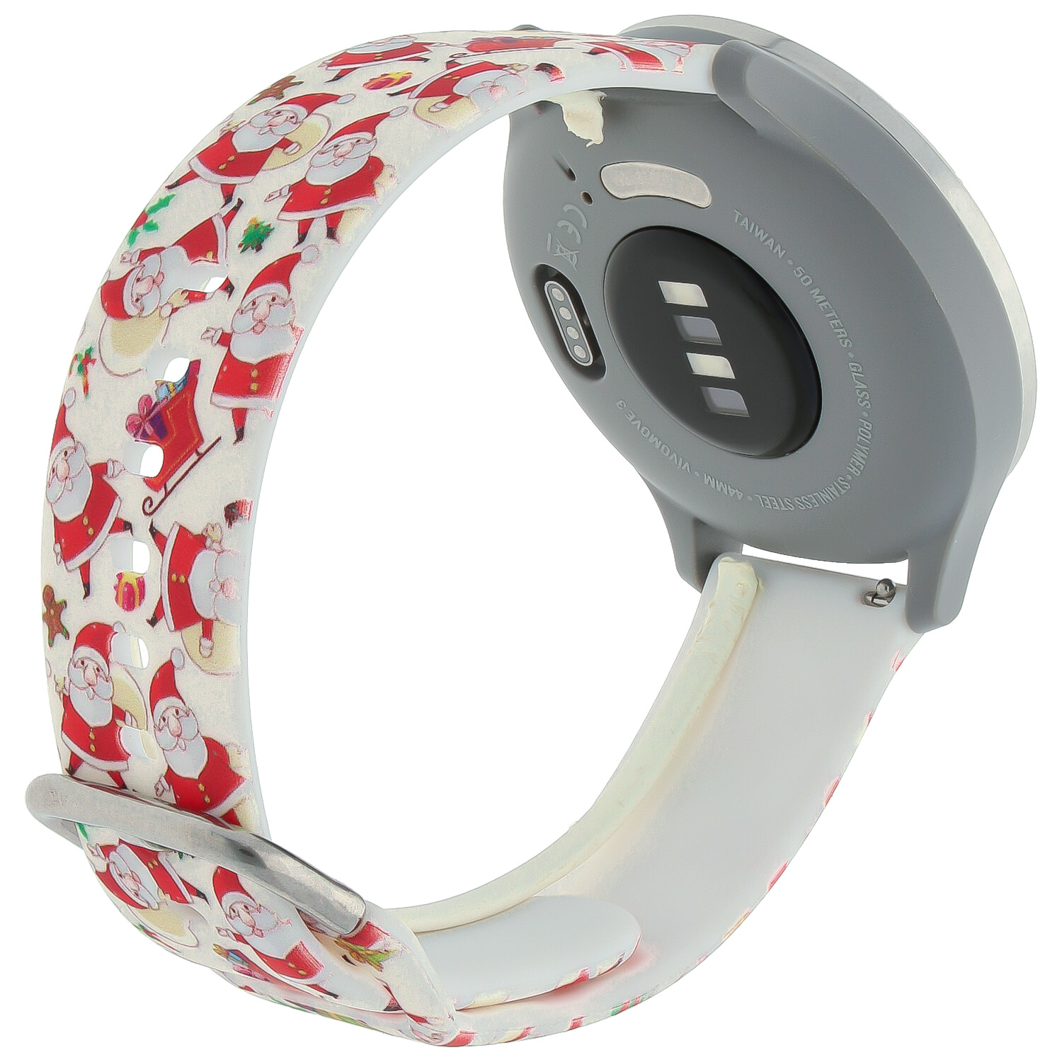 Polar Print Sport Strap - Christmas Santa Red