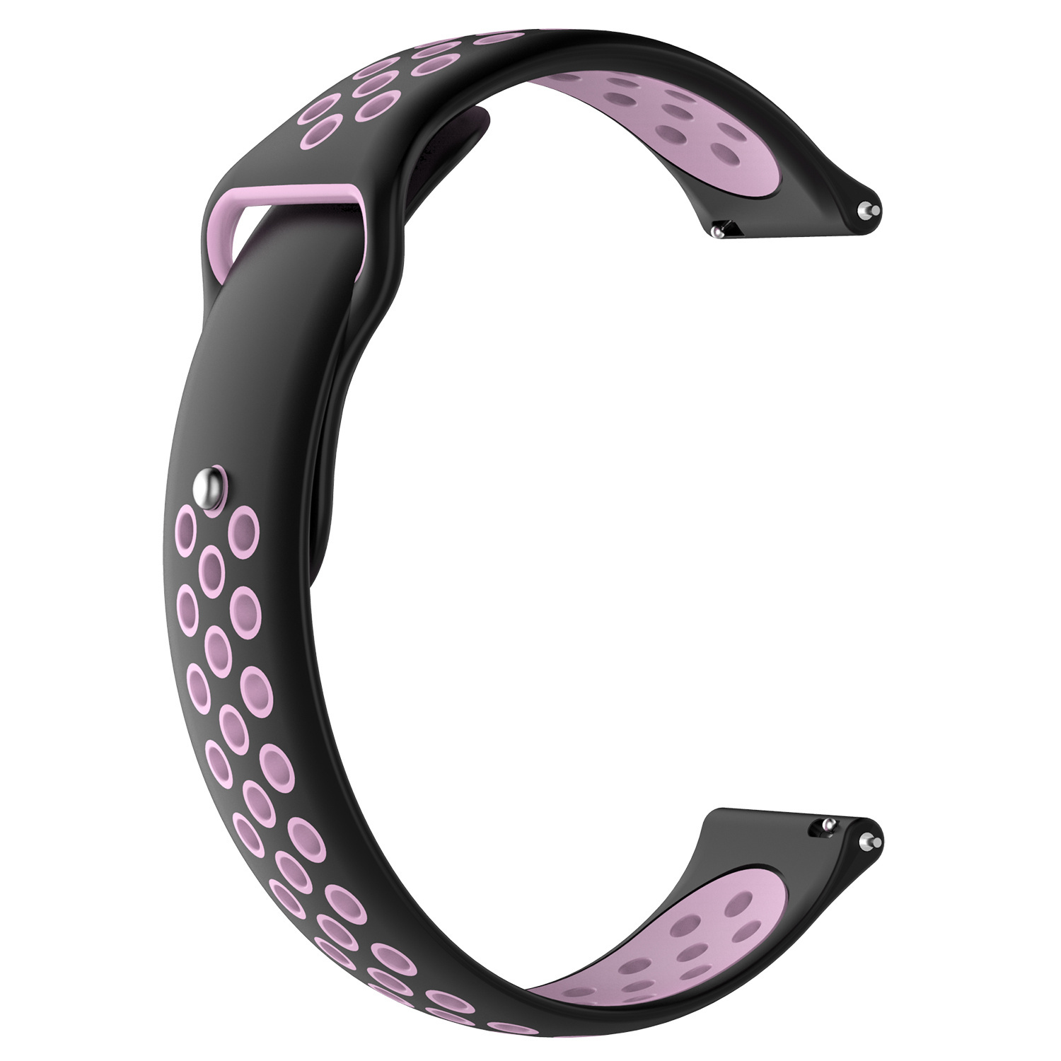 Huawei Watch Gt Double Sport Strap - Black Pink