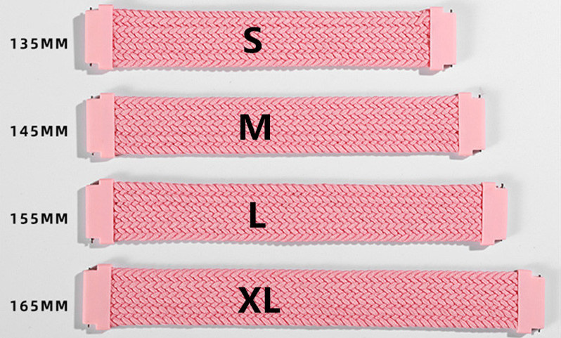 Polar Ignite Nylon Braided Solo Strap - Pink Punch