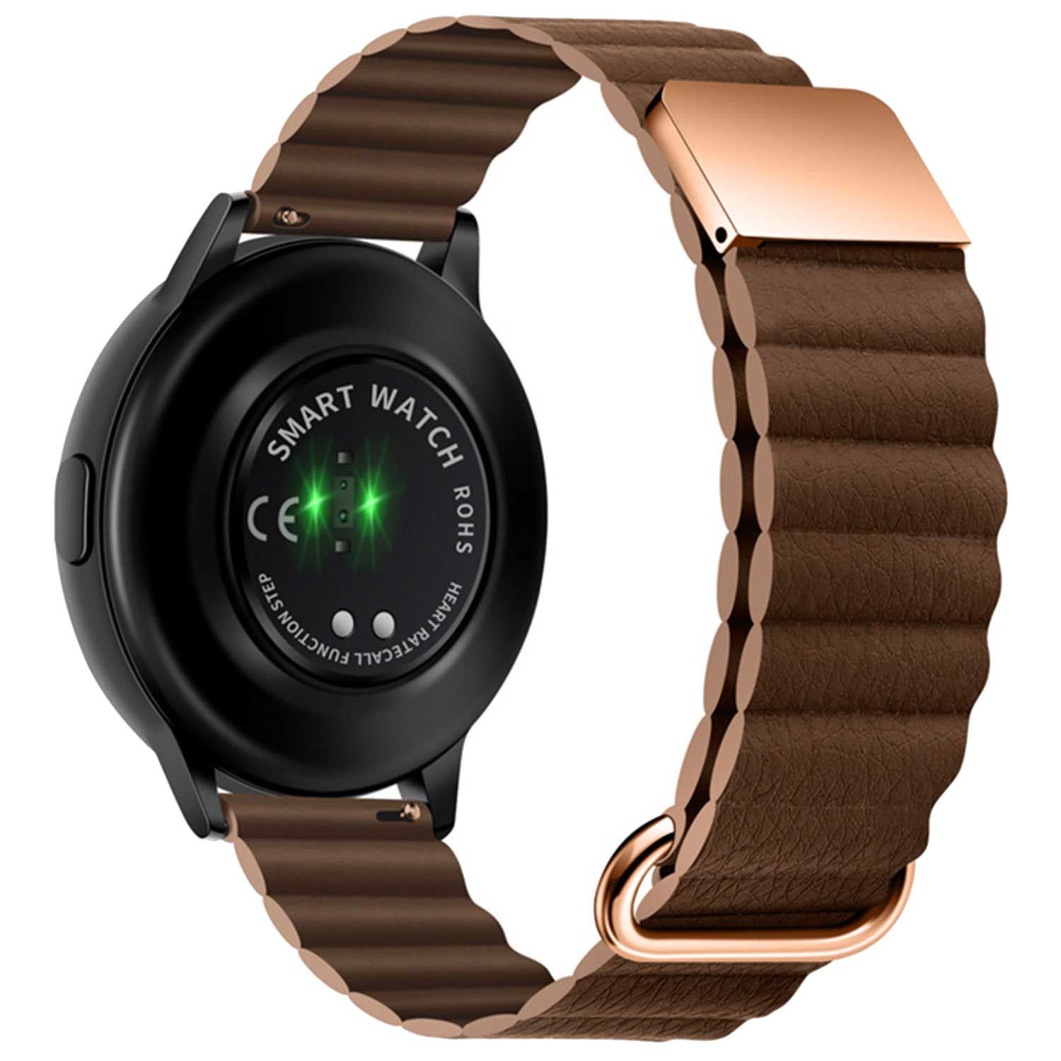 Samsung Galaxy Watch 7 Magnetic Leather Strap - Brown