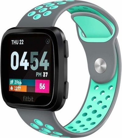 Fitbit Versa Double Sport Strap - Grey Blue