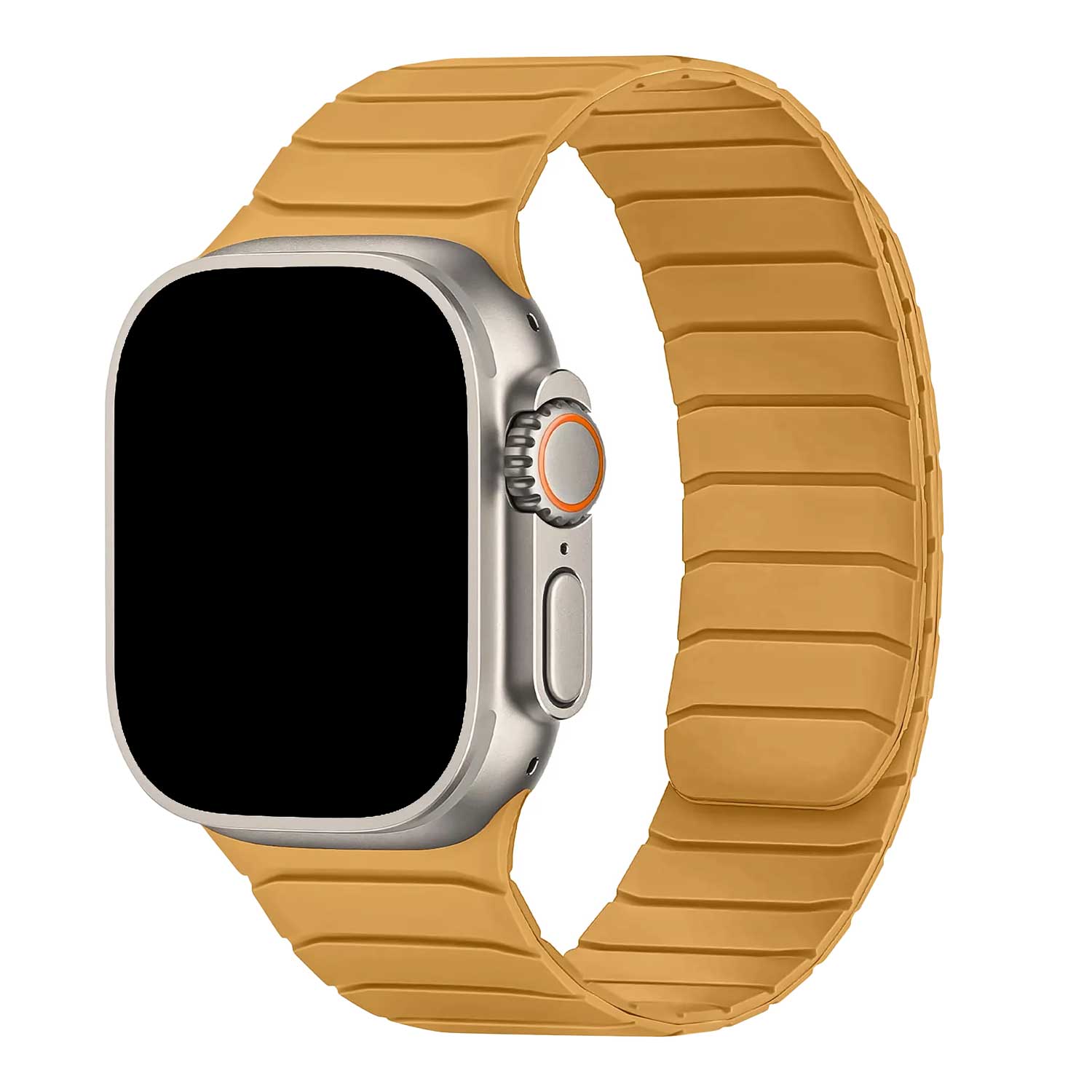 Apple Watch strap Vetra - silicone - yellow