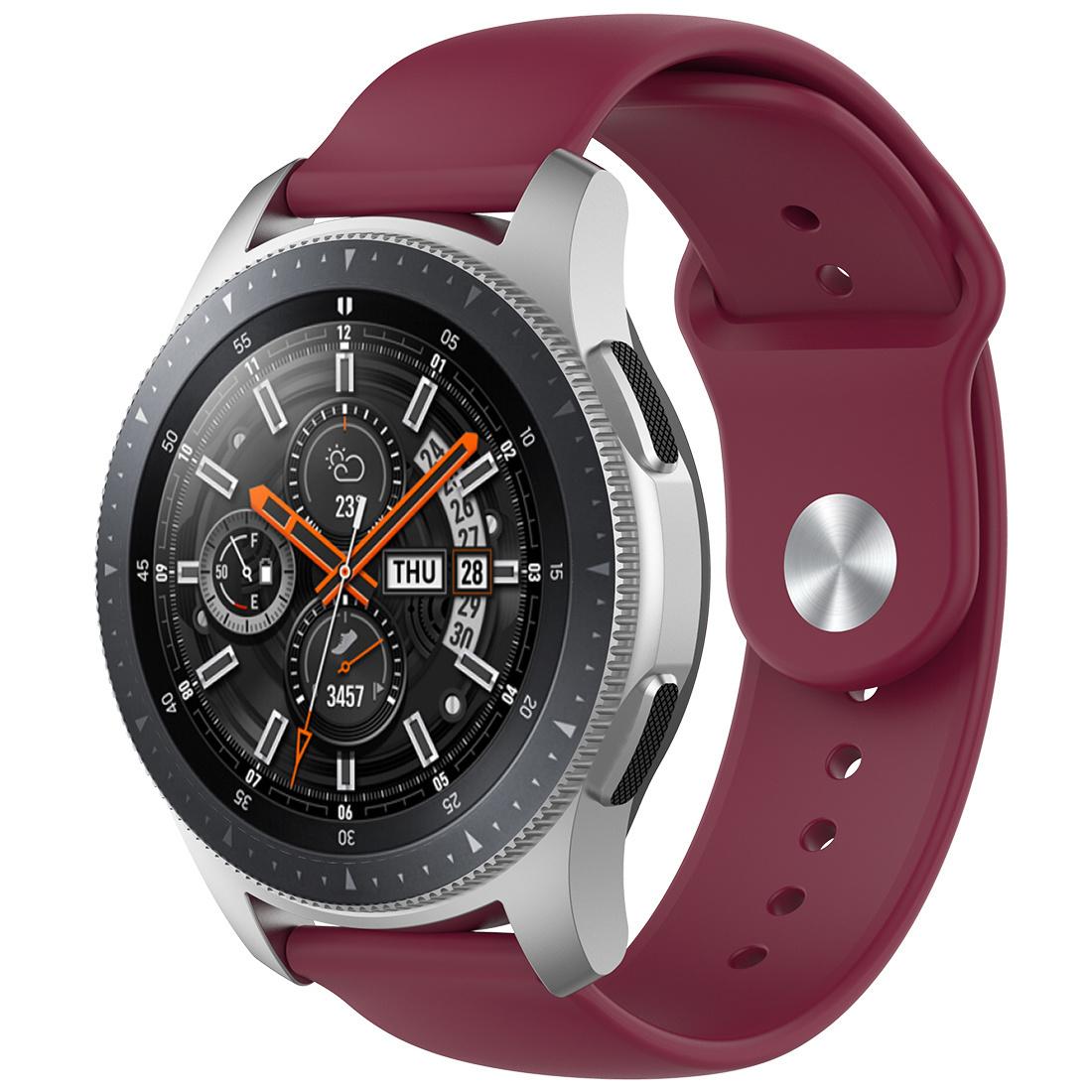 Huawei Watch Gt Silicone Sport Strap - Wine Red
