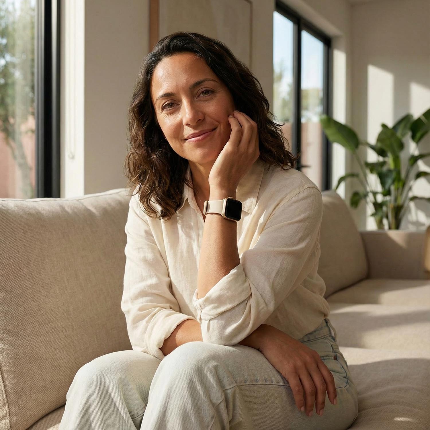 Apple Watch Sport Strap - Starlight