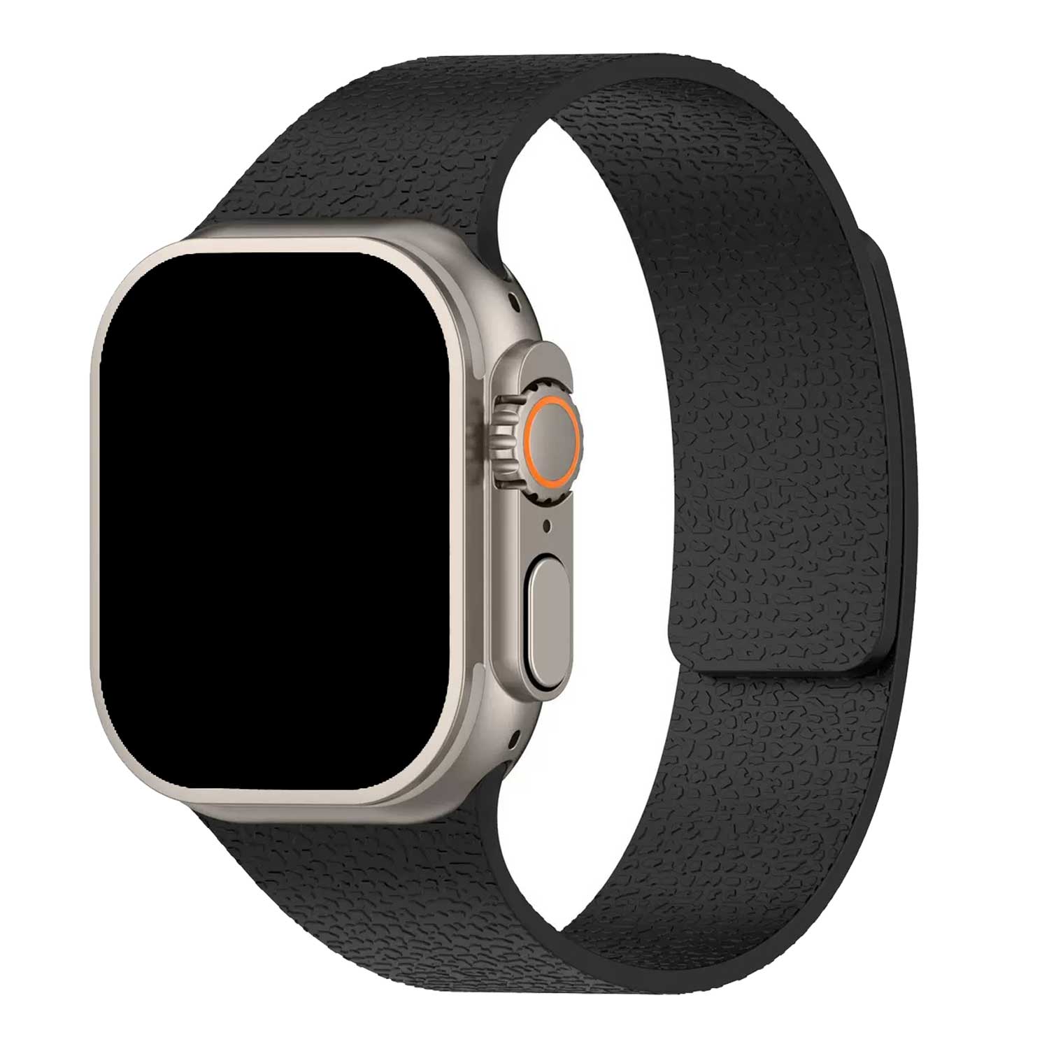 Apple Watch strap Lunari - silicone - black
