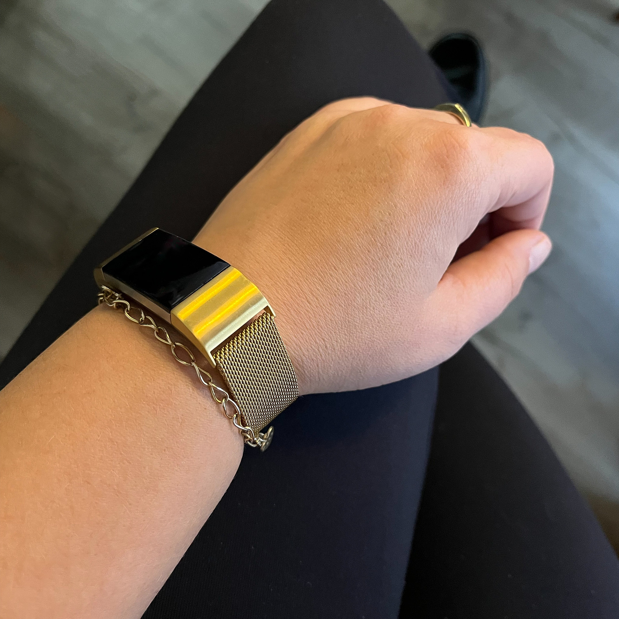 Fitbit Charge 2 Milanese Strap - Gold