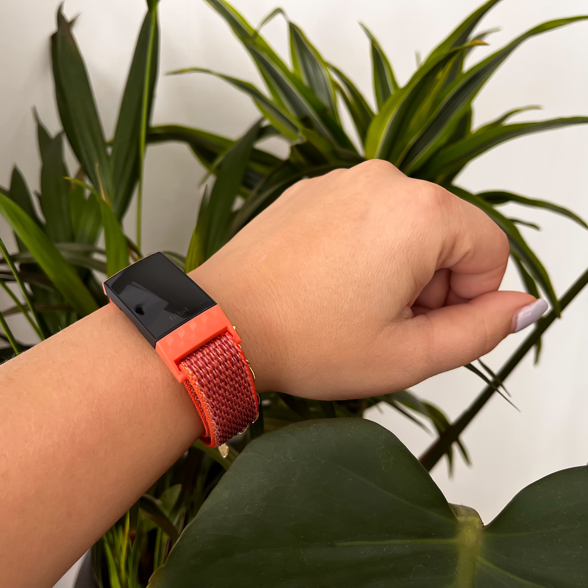 Fitbit Charge 3 &Amp; 4 Nylon Strap - Nectarine Fitbit Charge 3 &Amp; 4 Nylon Strap - Nectarine