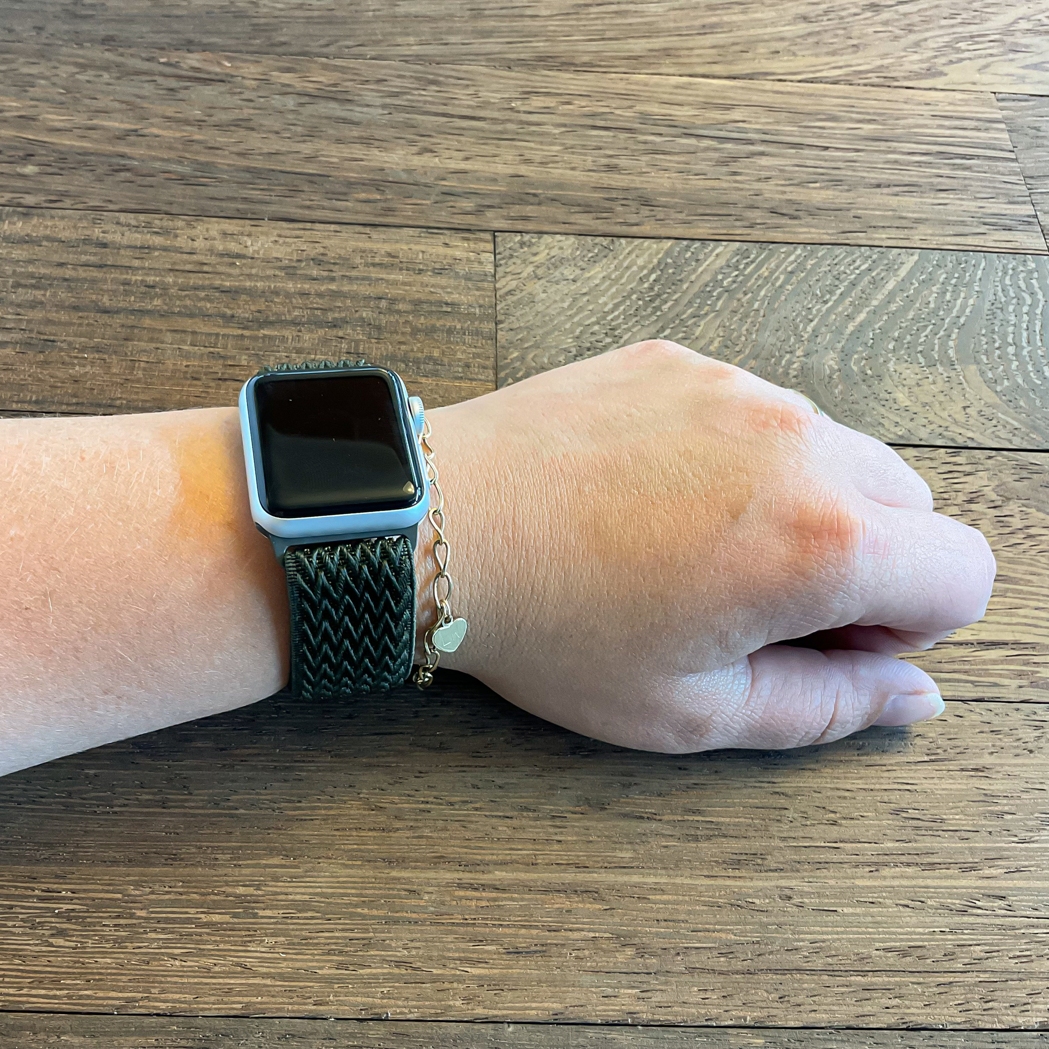 Apple Watch Nylon Woven Solo Strap - Army Green