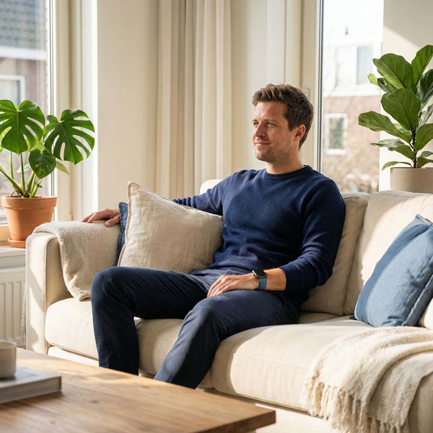 Apple Watch Nylon Sport Loop Strap - Cape Cod Blue