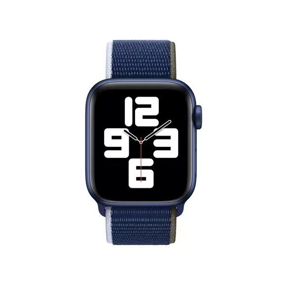 Apple Watch Nylon Sport Loop Strap - Dark Sea Blue