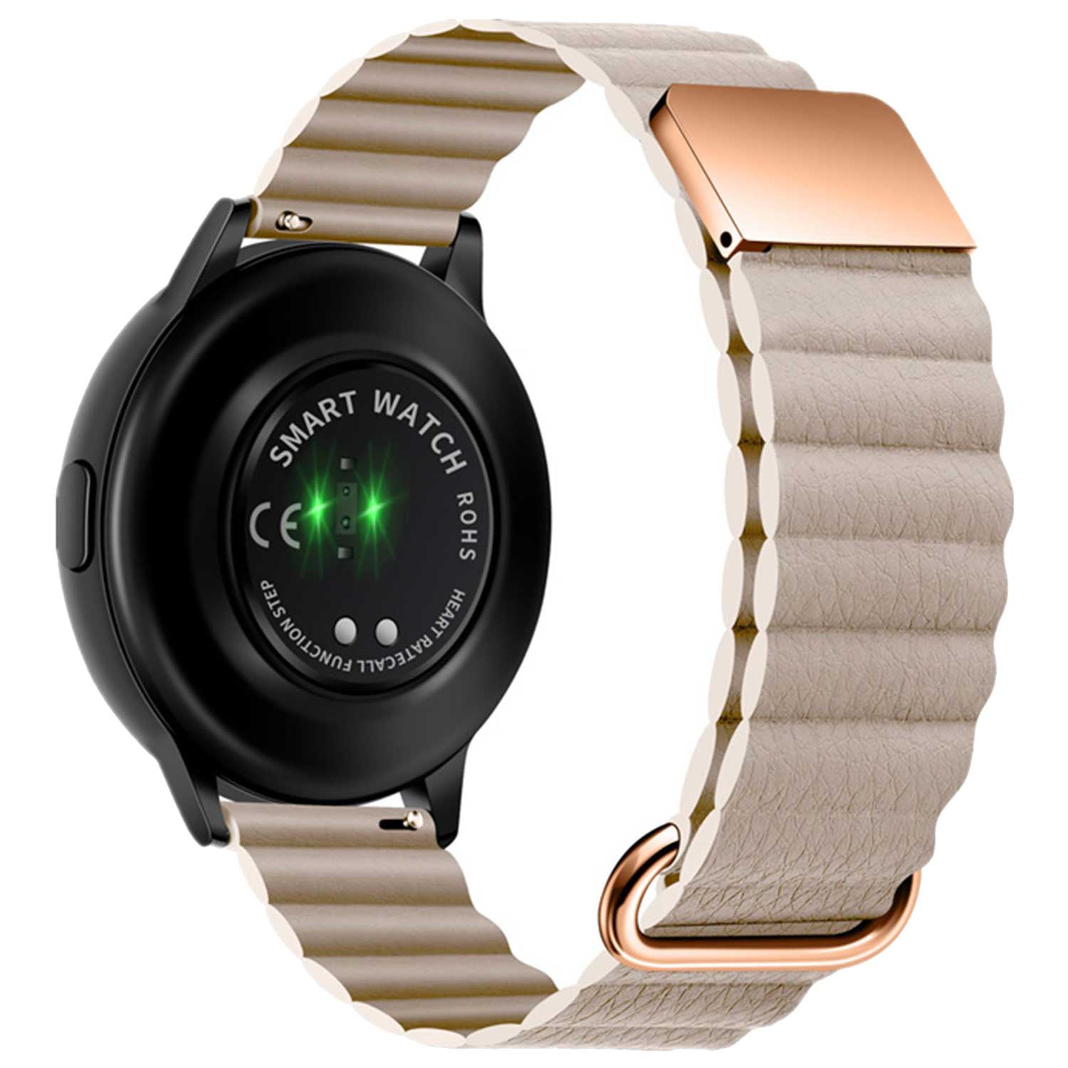 Samsung Galaxy Watch 6 Classic Magnetic Leather Strap - Khaki