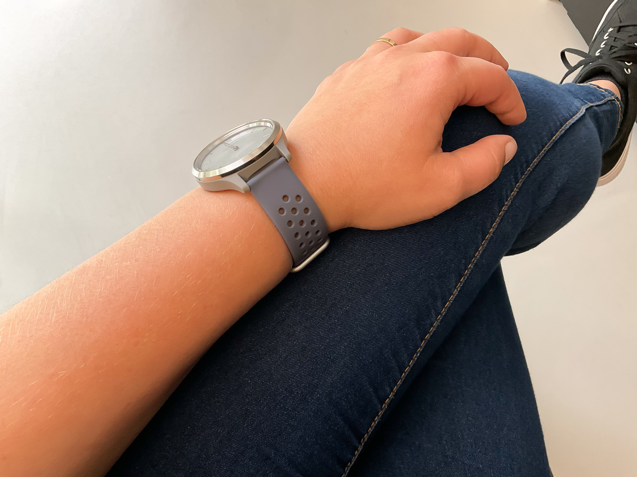 Garmin Vivoactive / Vivomove Sport Double Buckle Strap - Grey