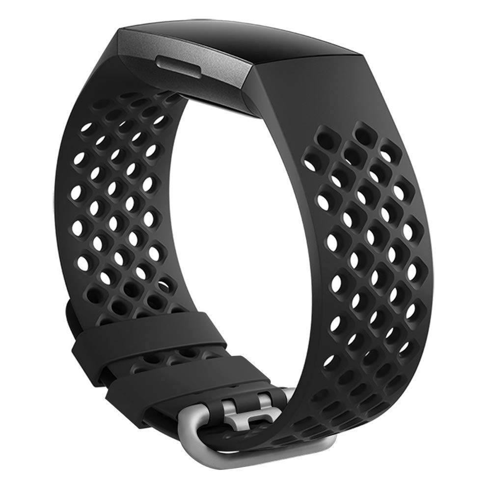 Fitbit Charge 3 &Amp; 4 Sport Point Strap - Black