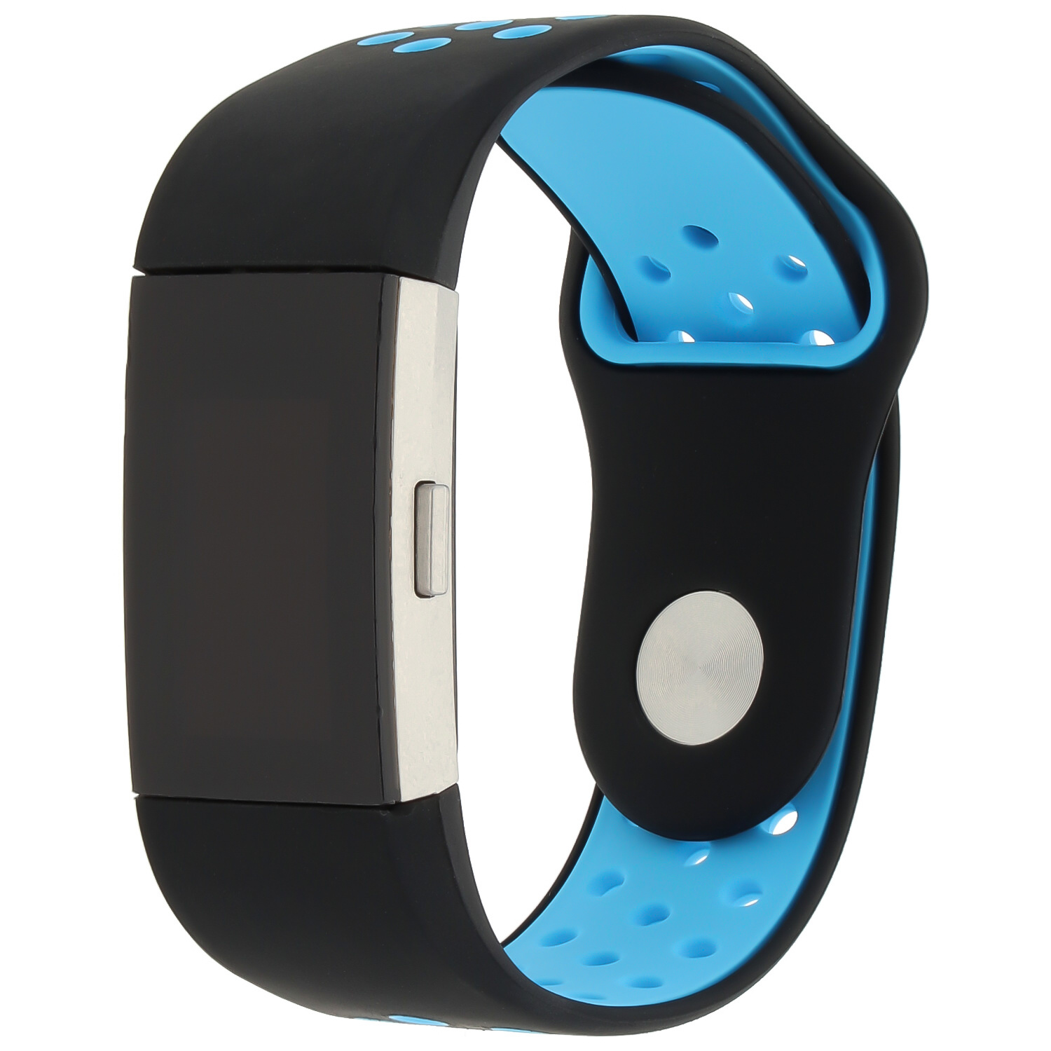 Fitbit Charge 2 Double Sport Strap - Black Blue