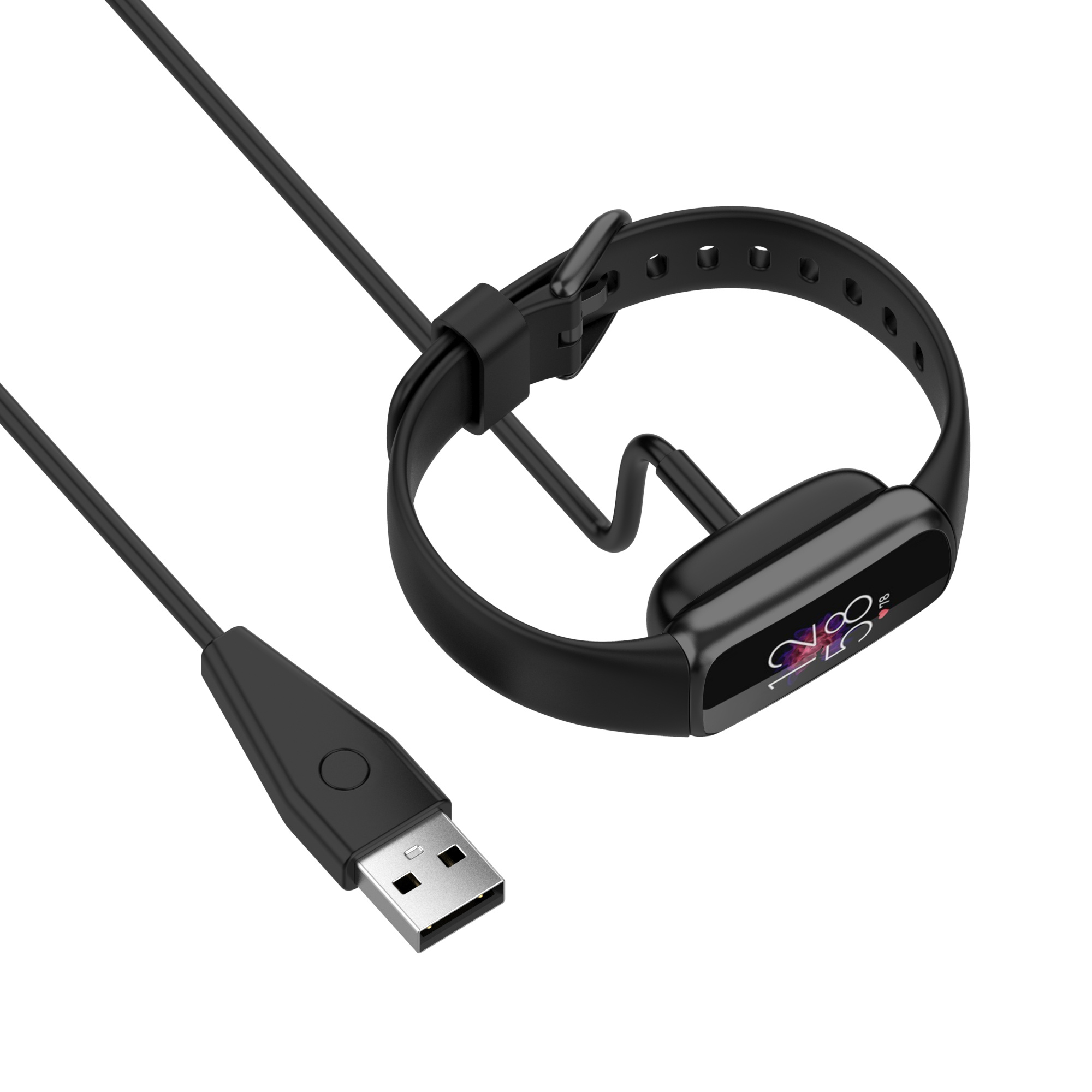 Fitbit Luxe Usb Charger - Black