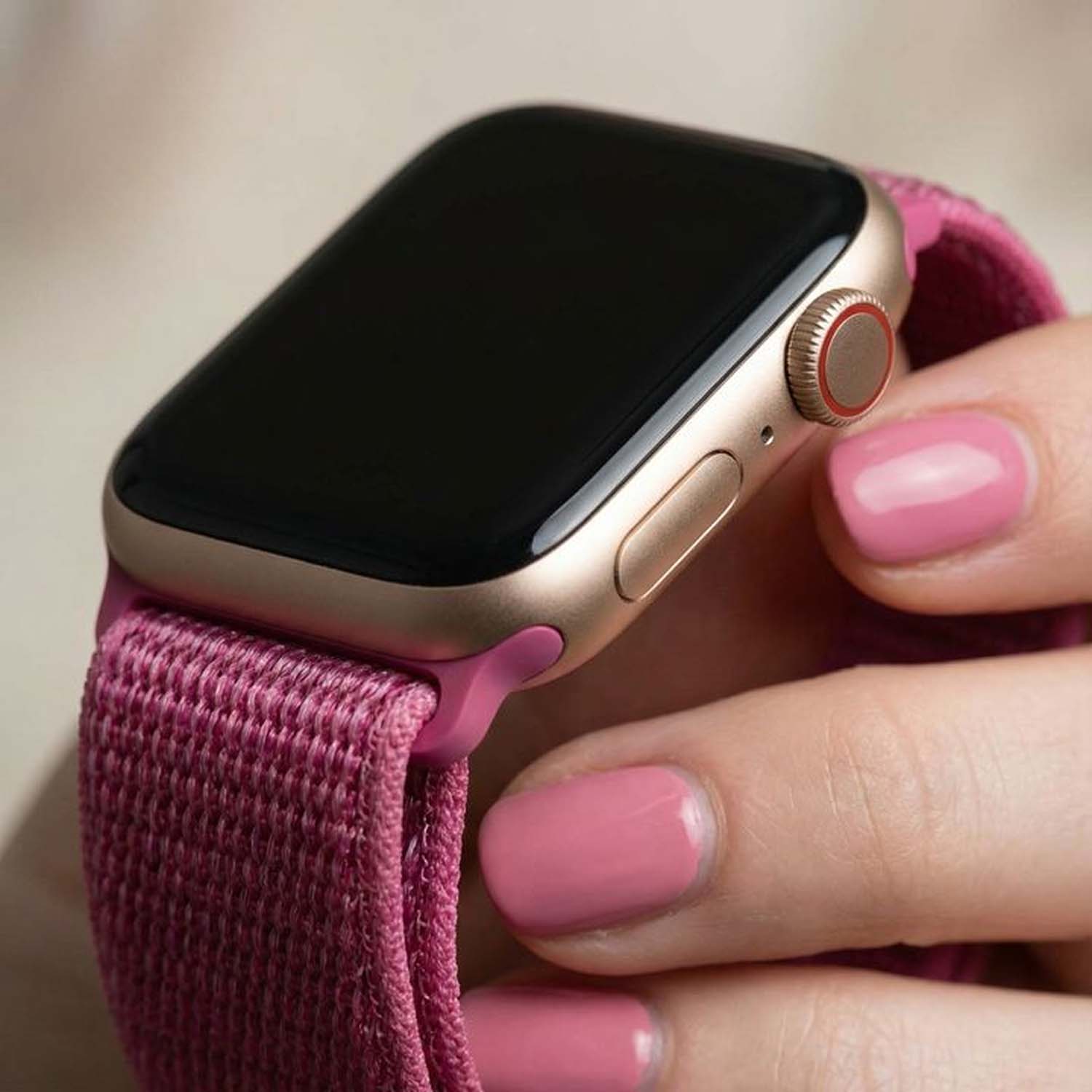 Apple Watch Nylon Sport Loop Strap - Dragon Fruit