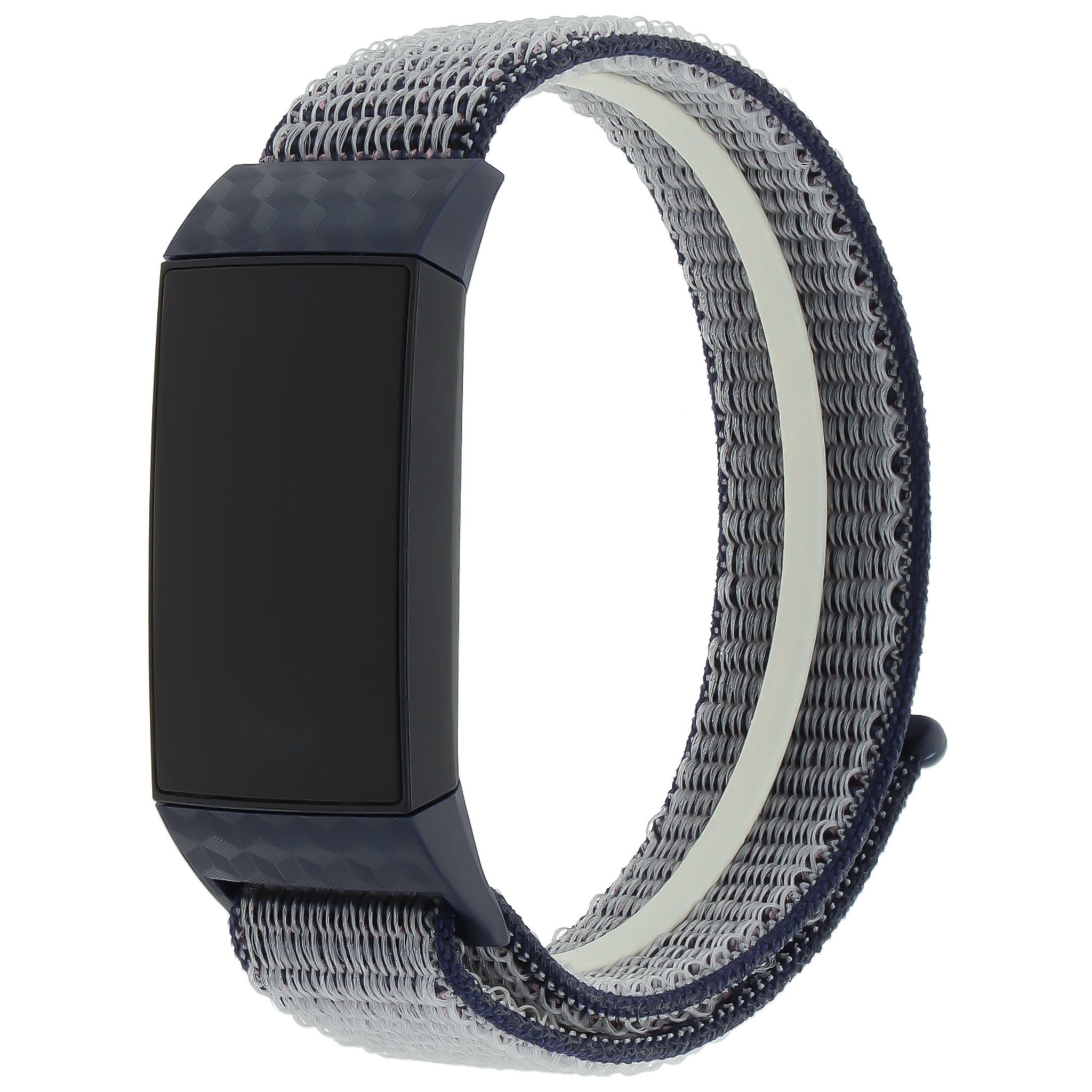 Fitbit Charge 3 &Amp; 4 Nylon Strap - Midnight Blue