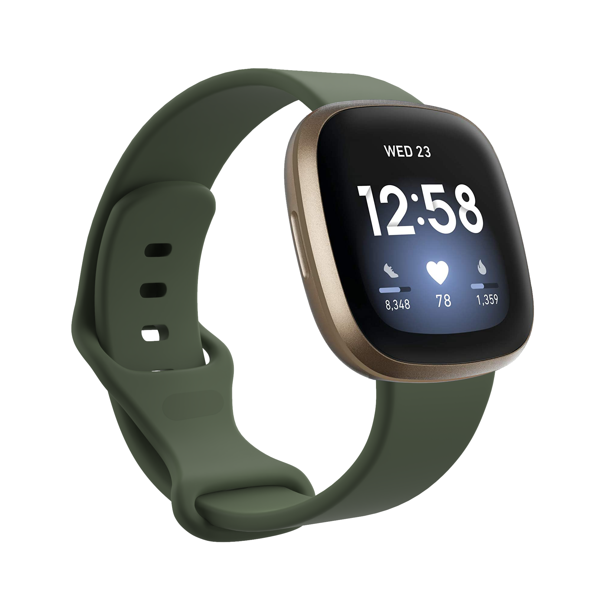 Fitbit Versa 3 / Sense Sport Strap - Green
