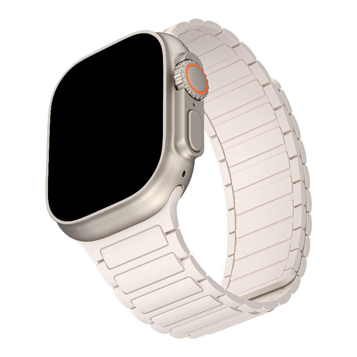 Apple Watch strap Zyro - silicone - starlight