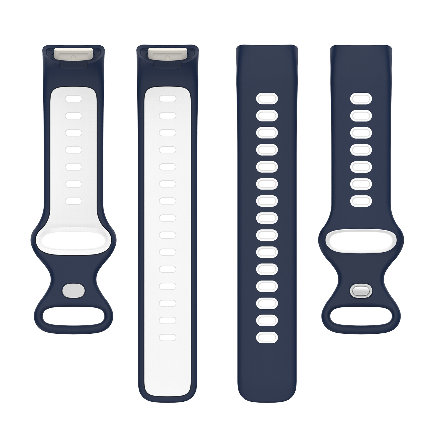 Fitbit Charge 5 Double Sport Strap - Dark Blue White