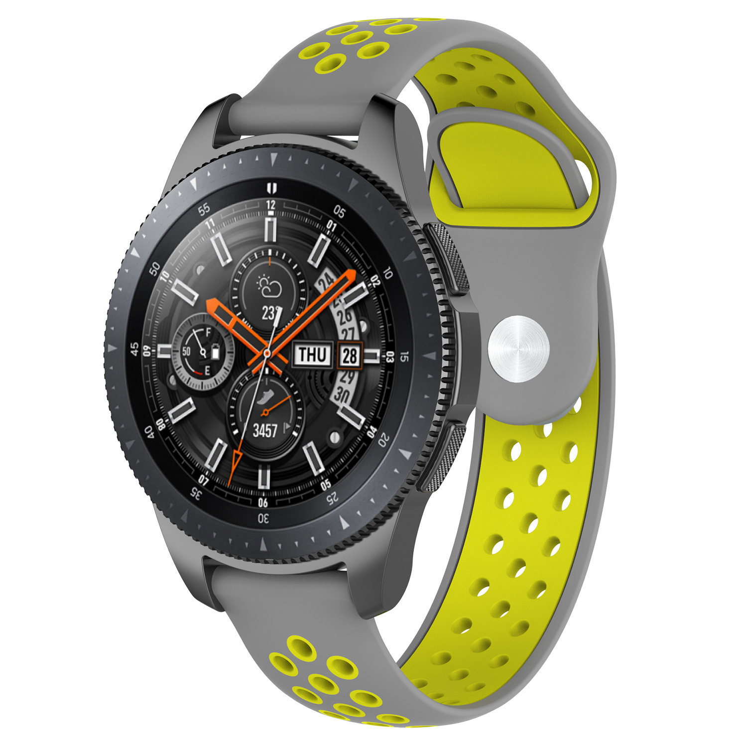 Polar Ignite Double Sport Strap - Grey Yellow