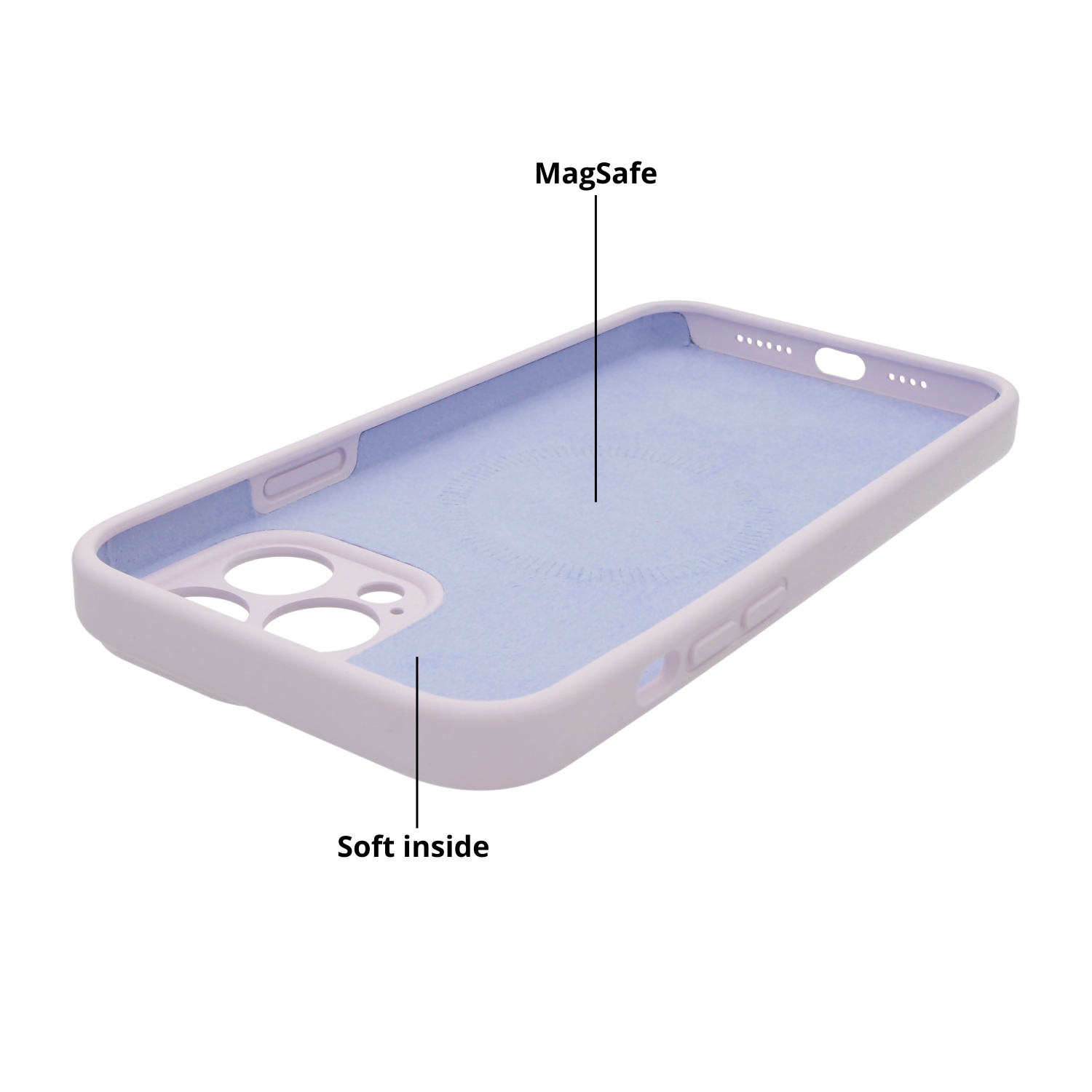 iPhone 17 Pro Max case Coloree - silicone - purple