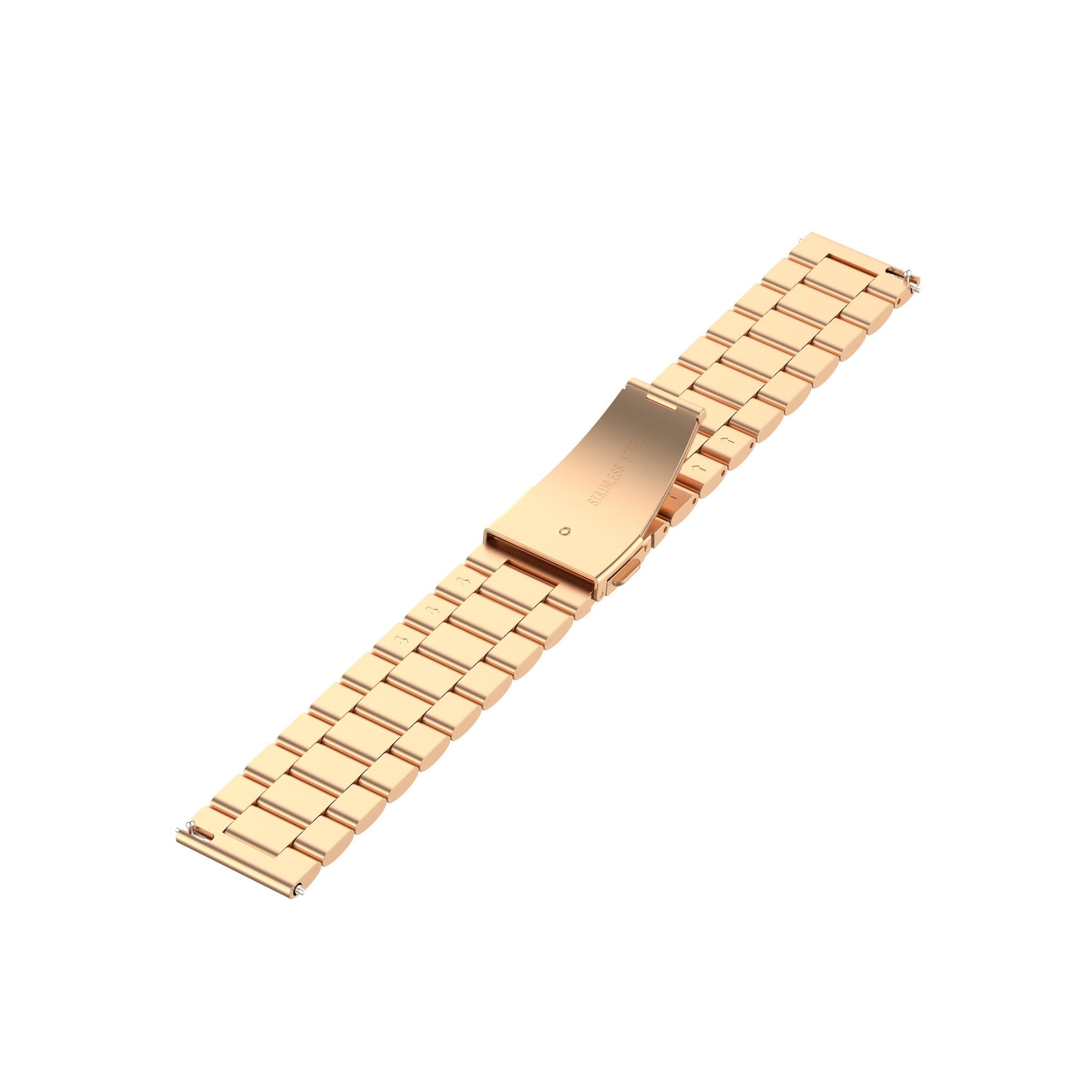 Polar Vantage M / Grit X Beads Steel Link Strap - Rose Gold