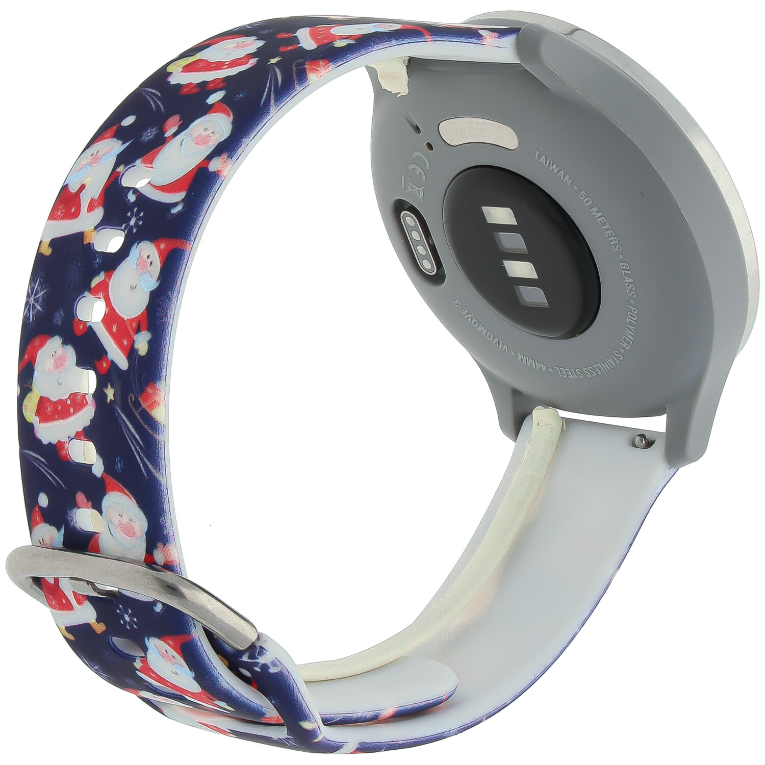 Samsung Galaxy Watch Print Sport Strap - Christmas Snowman Blue